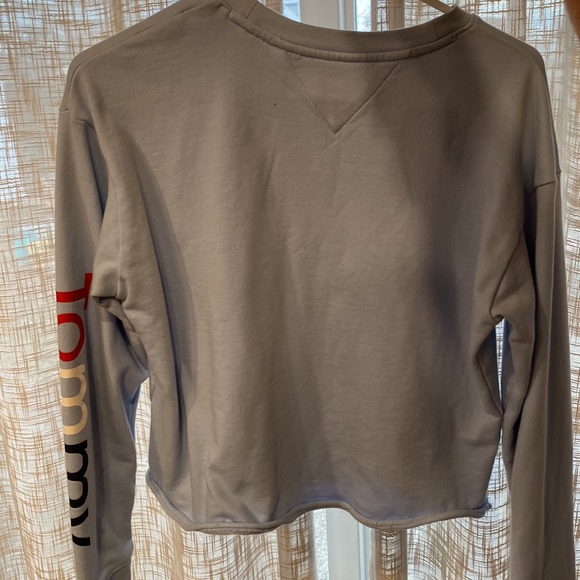Tommy Hilfiger small light blue, long sleeved, cropped crew neck - Picture 2 of 5
